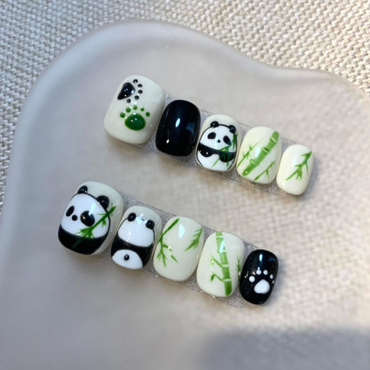 Panda Press on Nail