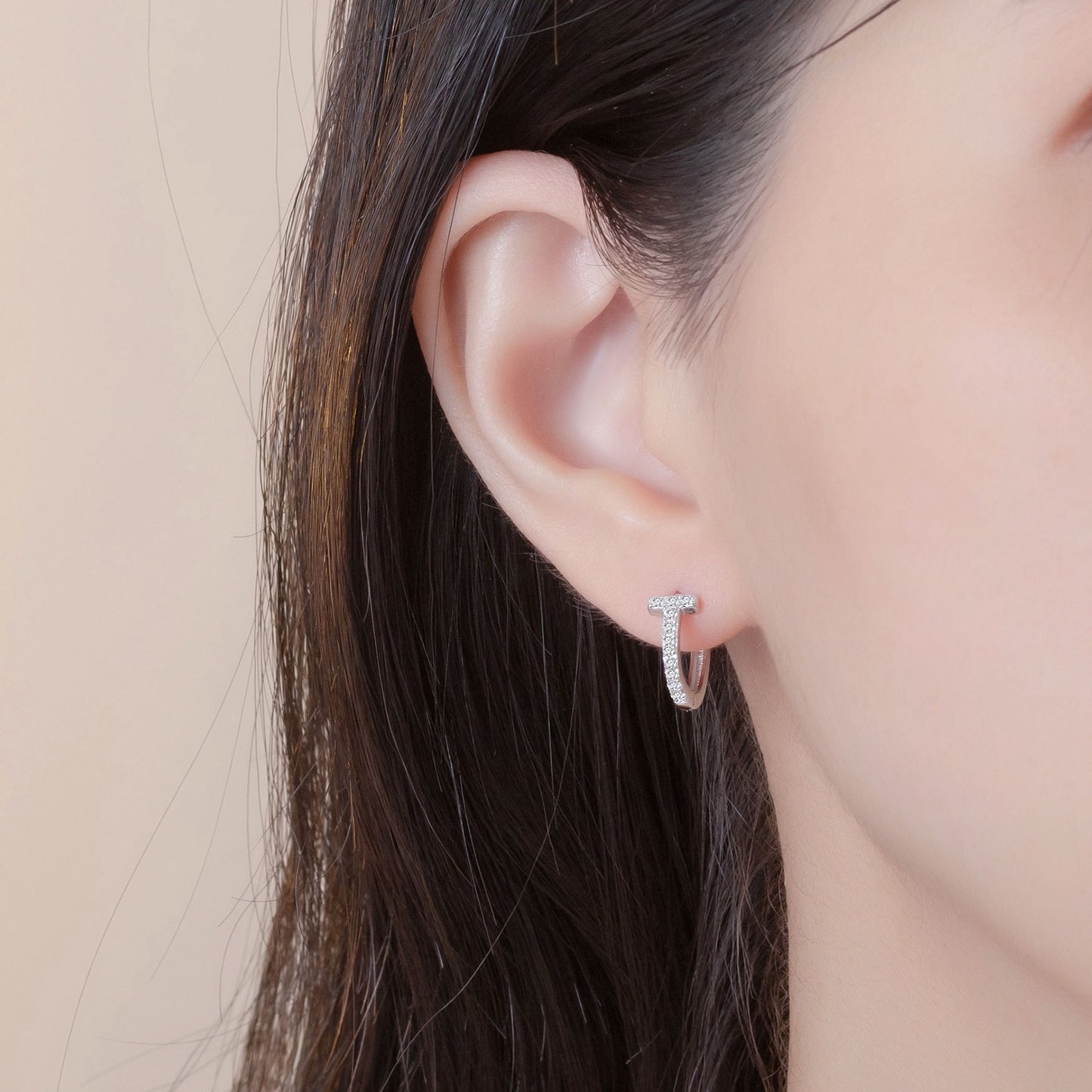 Laura Marla S925 Silver T-shaped Earrings