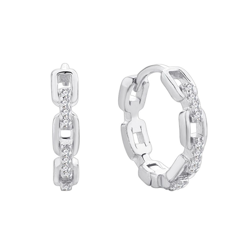 Laura Marla S925 Silver Chain Earrings