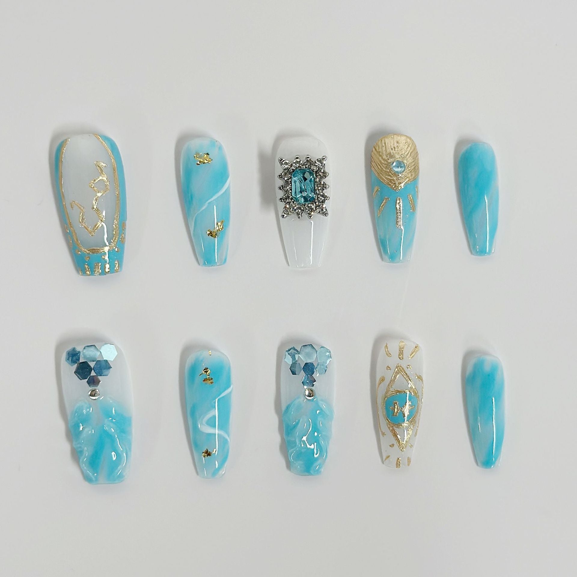 Pisces Twelve Constellations Series Press on Nail - Laura MarlaPress on Nail